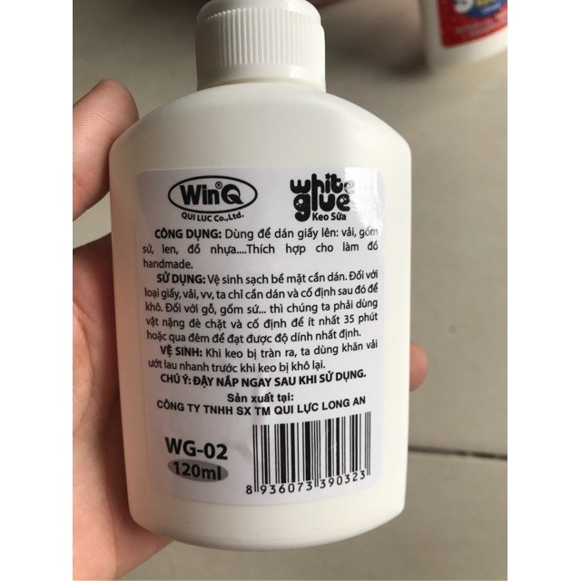 Keo sữa dán tường tăng độ bám dính cho decal 40ml không mùi dễ sử dụng