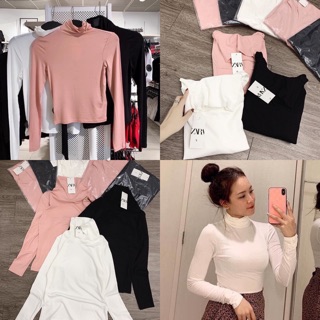 ÁO THUN CỔ LỌ THUN COTTON MỀM MỊN DÀY VỪA SIÊU XINH