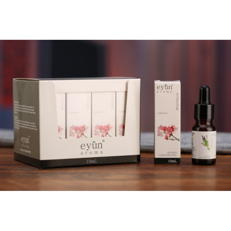 Tinh dầu nước hoa xông phòng Eyun nhiều mùi hương 10ml, dùng với máy khuếch tán tinh dầu &amp; đèn xông, làm nến thơm