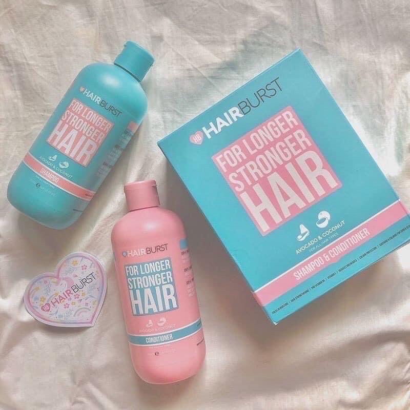 Bộ Dầu Gội &amp; Dầu Xả HAIRBURST Avocado &amp; Coconut kích thích mọc tóc chắc khoẻ 350ml