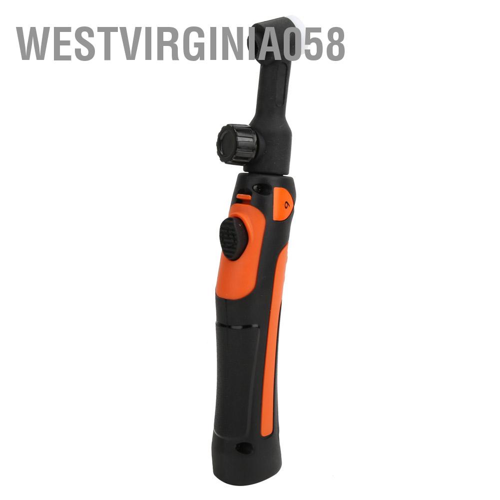 Westvirginia058 TIG Welding Torch Consumables Flexible Head Body Collet Ceramic Nozzle Long Back Cap Set