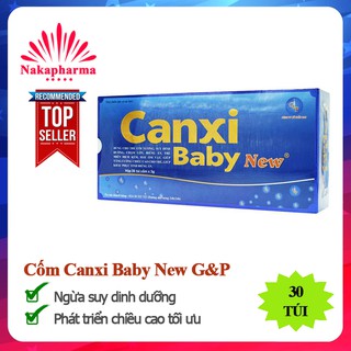 Cốm Canxi Baby New GP – Dành cho bé còi xương, chậm lớn, biếng ăn, hay ốm vặt, bổ sung canxi tối ưu