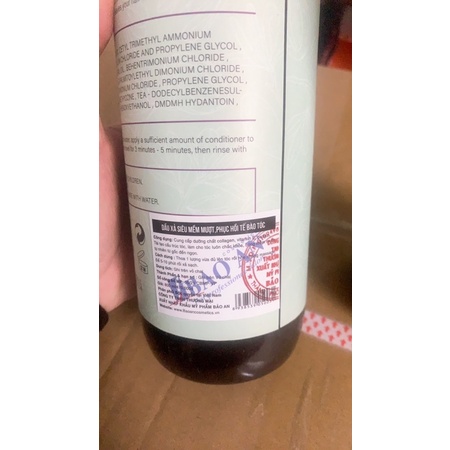 Bộ gội xả V76 COLLAGEN 800ml siêu mềm mượt phục hồi tế bào tóc