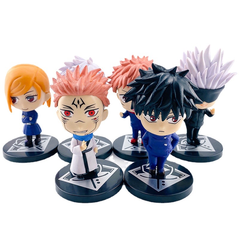 Đồ chơi mô hình nhân vật Yuji Itadori/Gojo Satori trong anime bằng PVC xinh xắn cho trẻ nhỏ 10cm