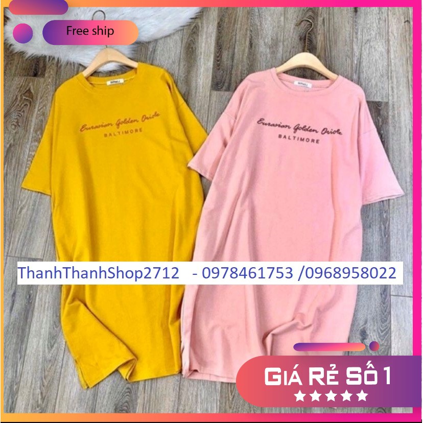 [FREE SHIP từ 50K] Váy suông nữ in 2 mặt màu vàng | BigBuy360 - bigbuy360.vn