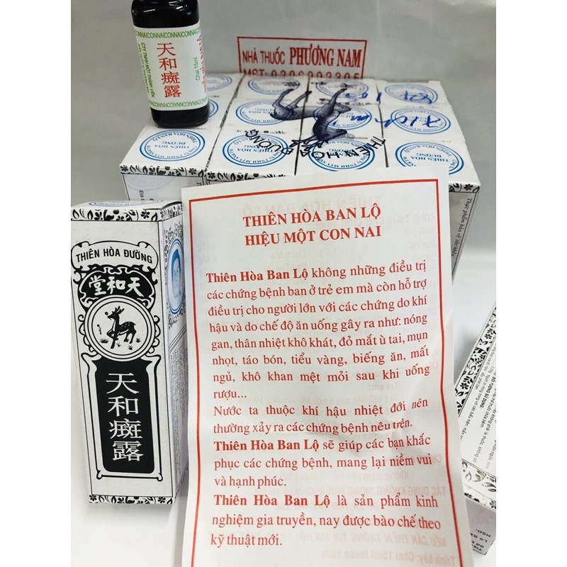 Tiêu Ban lộ hiệu Nai đen-chai 15ml