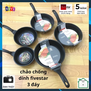 Chảo Từ chống dính,chảo đáy từ inox fivestar sezi 16,20,22,24,26,28,30cm