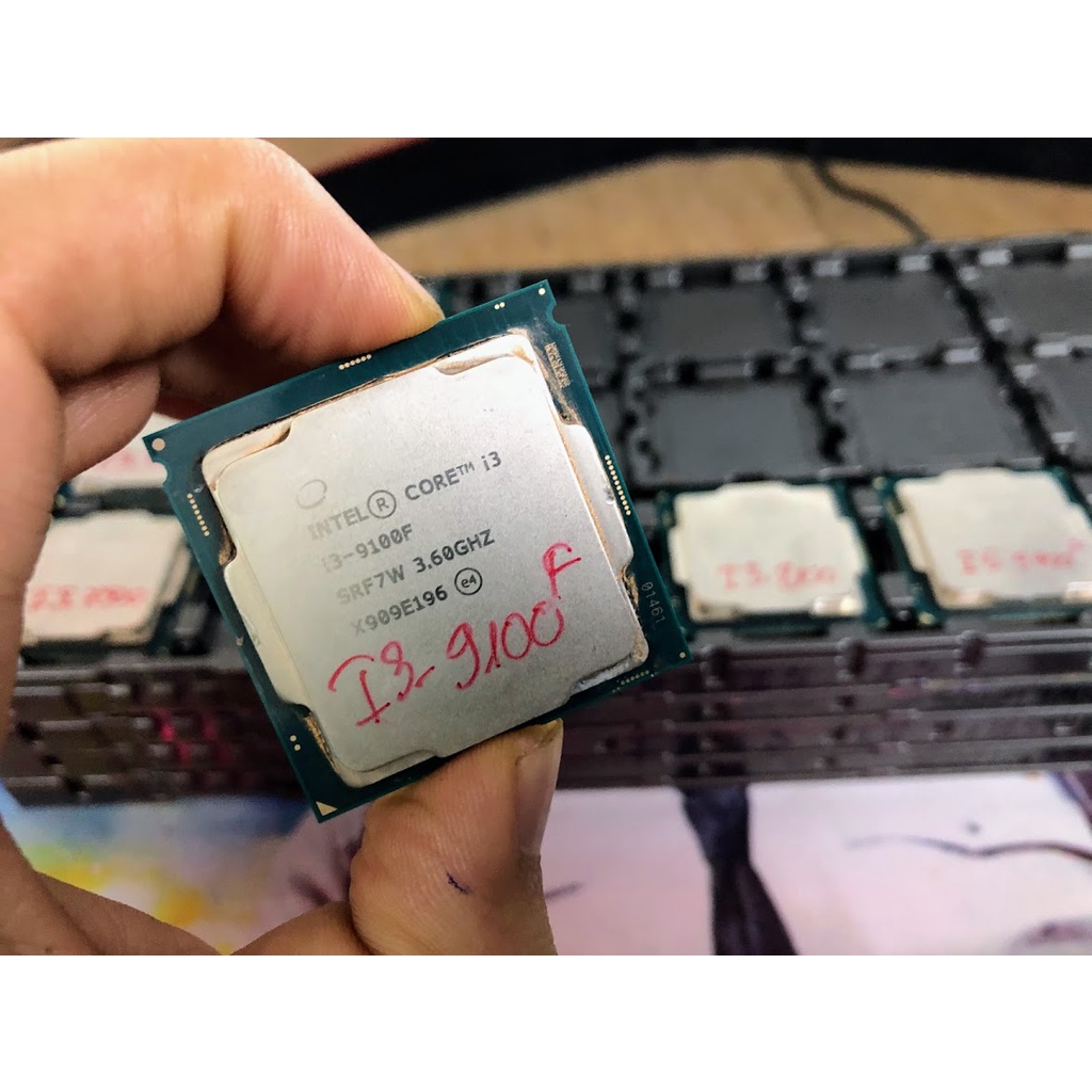 CPU i5 9400f, i5 8400, i3 9100f, i3 8100 socket 1151v2 bóc máy