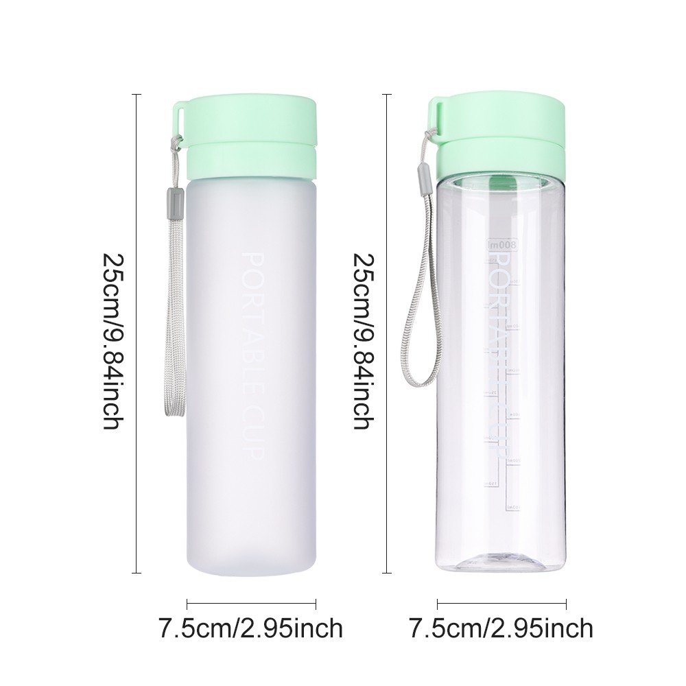 Bình uống nước thể thao 800ml tiện dụng