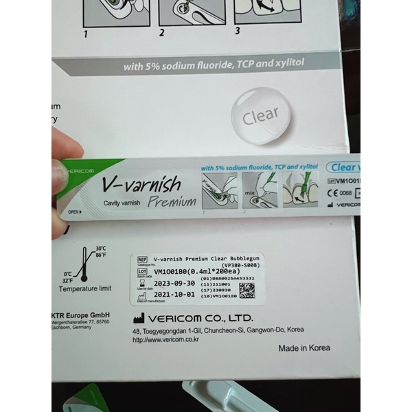 Que ngừa sâu răng Hàn Quốc