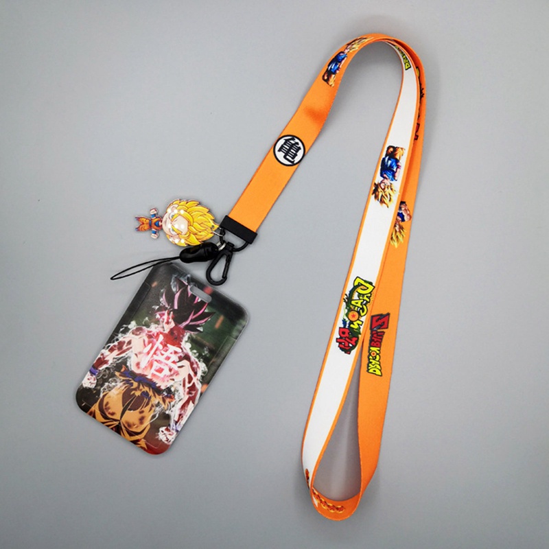 Dây đeo thẻ nhân viên in hình hoạt hình Dragon Ball