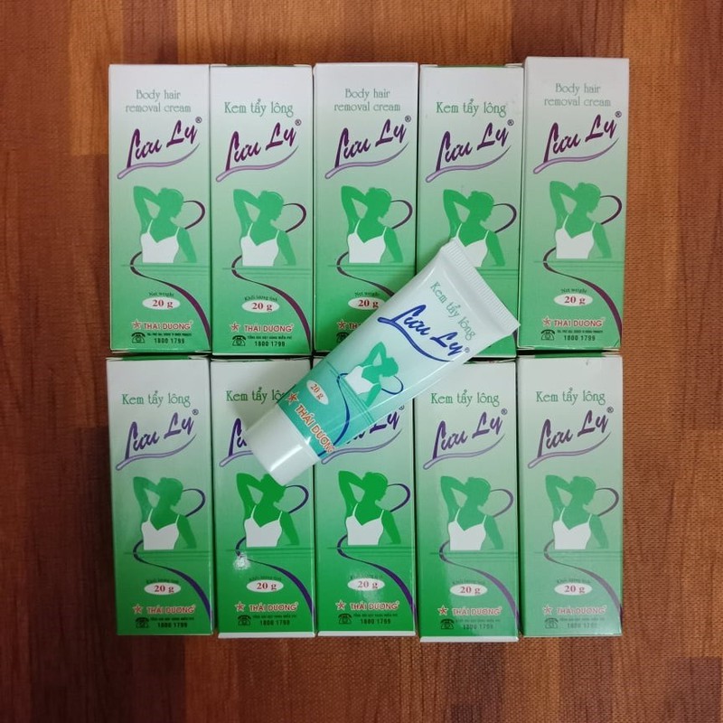 5 tuýp Kem Tẩy Lông Lưu Ly 20g