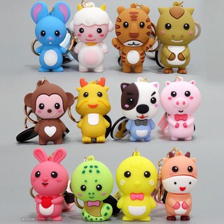 Móc Khóa 12 con giáp cute