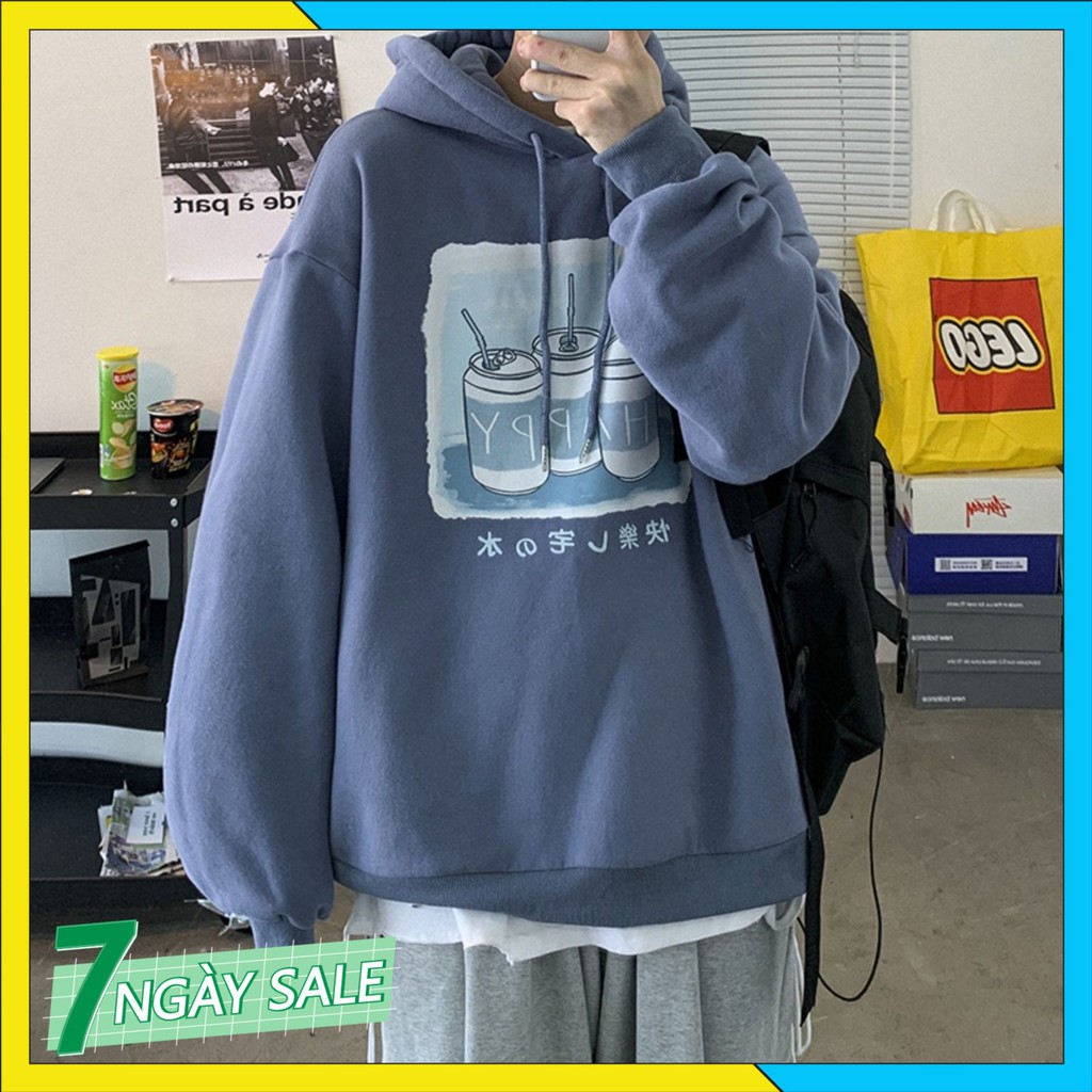 Áo hoodie nam nữ Happy Teenxx9,Áo sweater nỉ from rộng Unisex | BigBuy360 - bigbuy360.vn