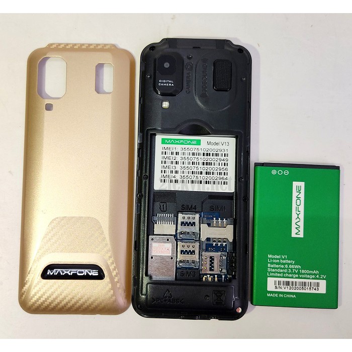 Điện thoại 4 sim v13 giống nokia N7000 pin khủng cho người già giá rẻ có thay đổi gọng nói