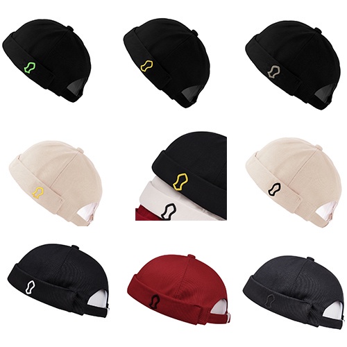 Mũ beanie không vành phong cách cổ điển thời trang giản dị cho nam nữ
