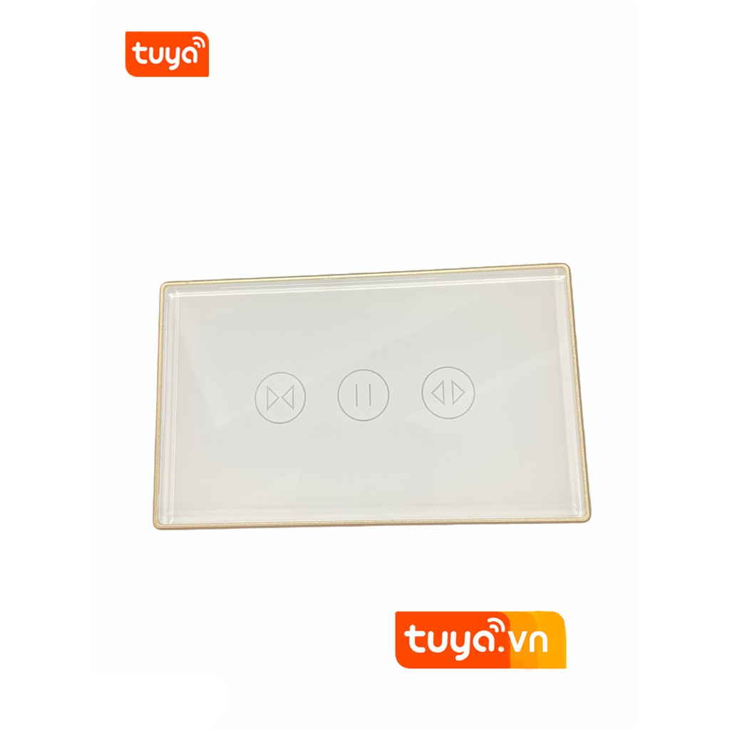 Công Tắc Điều Khiển Cửa Cuốn Đảo Chiều Động Cơ Viền Kim Loại Wifi Tuya CS1v2
