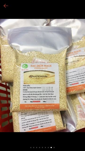 1kg hạt diêm mạch Quinoa  mỹ