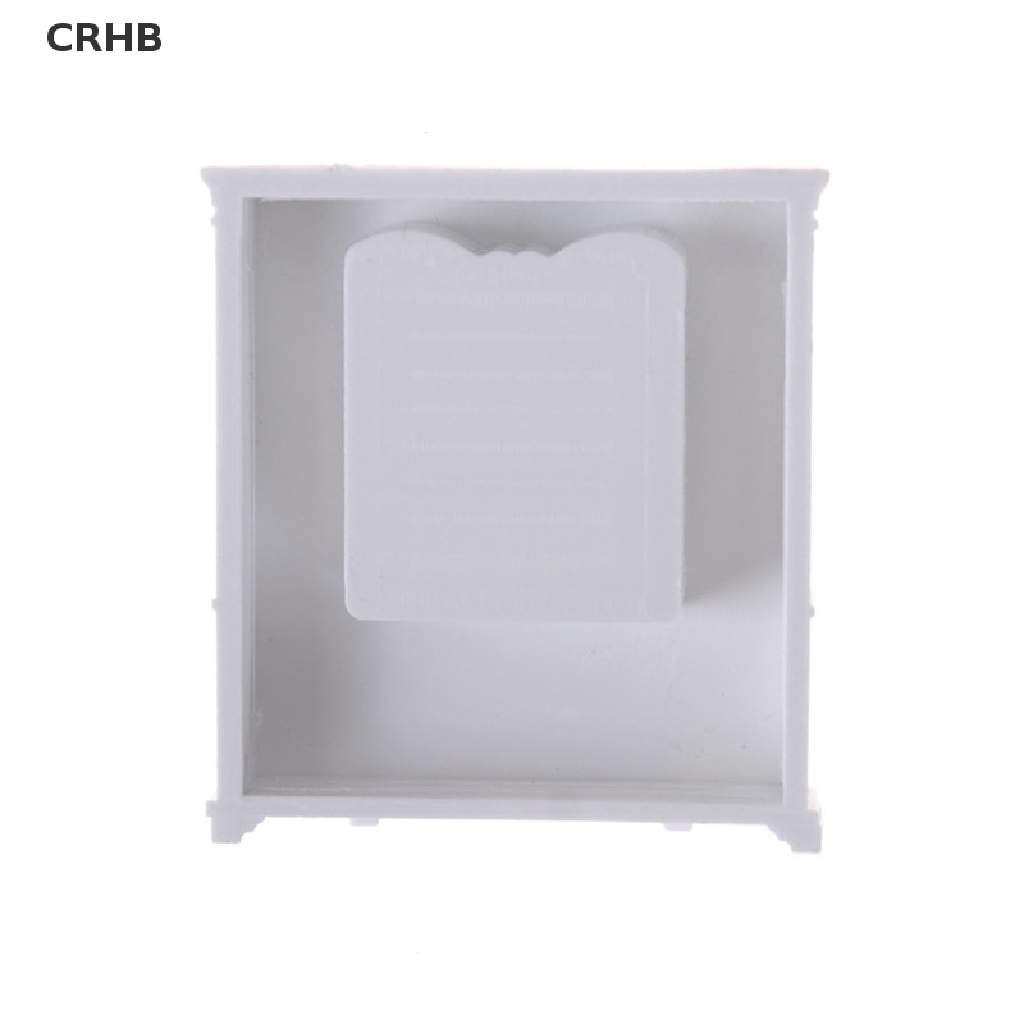 Crhb Mô Hình Kệ Sách Mini Màu Vàng Trang Trí Nội Thất Nhà Búp Bê Mới