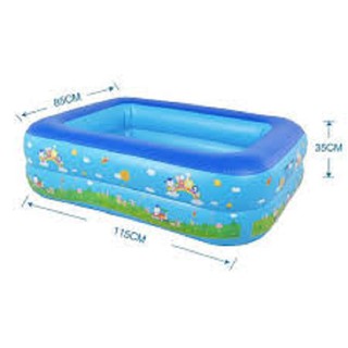 Bể phao bơi cho bé 2 tầng 1m2 b01