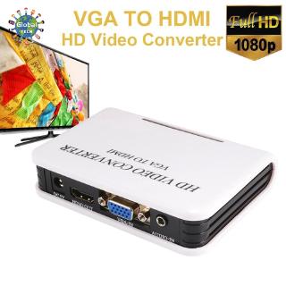 Thiết bị chuyển đổi video cổng VGA sang HDMI HD 1080P có bộ điều hợp