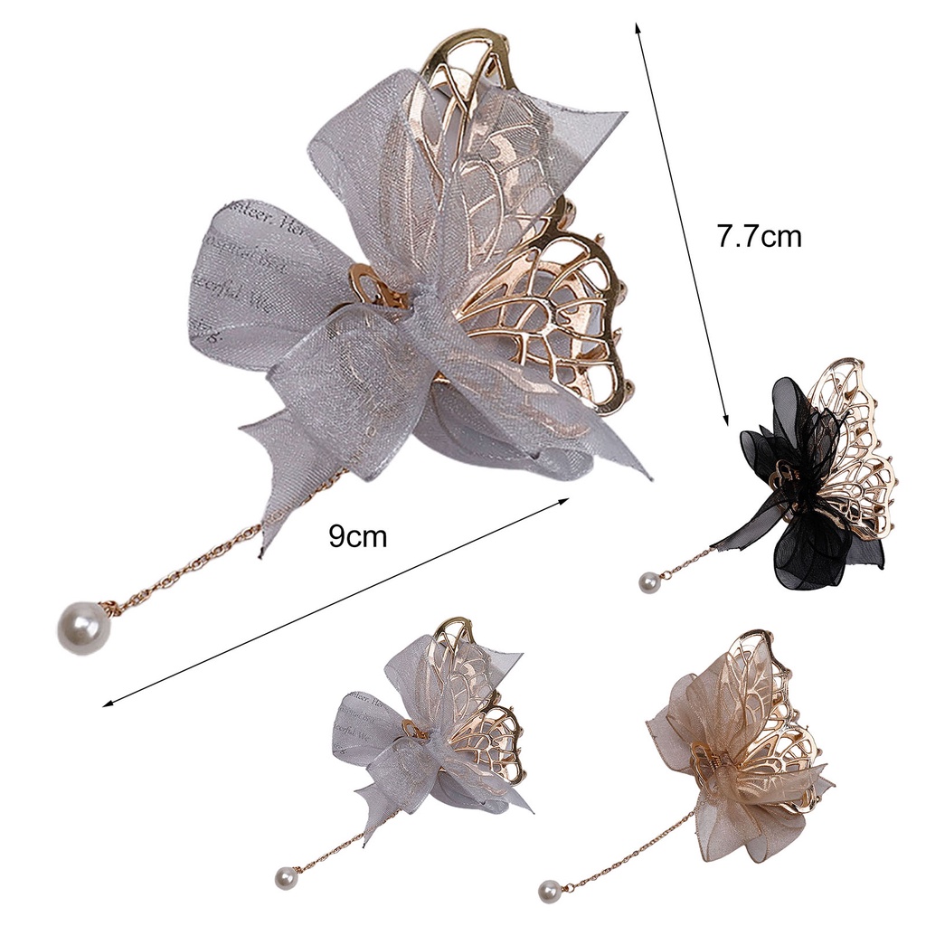 Kẹp tóc hình nơ thiết kế thoải mái dành cho nữ