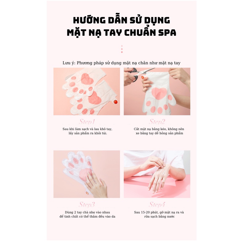 Mặt Nạ LIG Ủ Chân, Tay Lột Da Chết Sữa Dê Nha Đam Sáng Da Và Cung Cấp Dưỡng Ẩm Cho Đôi Bàn Chân, Tay