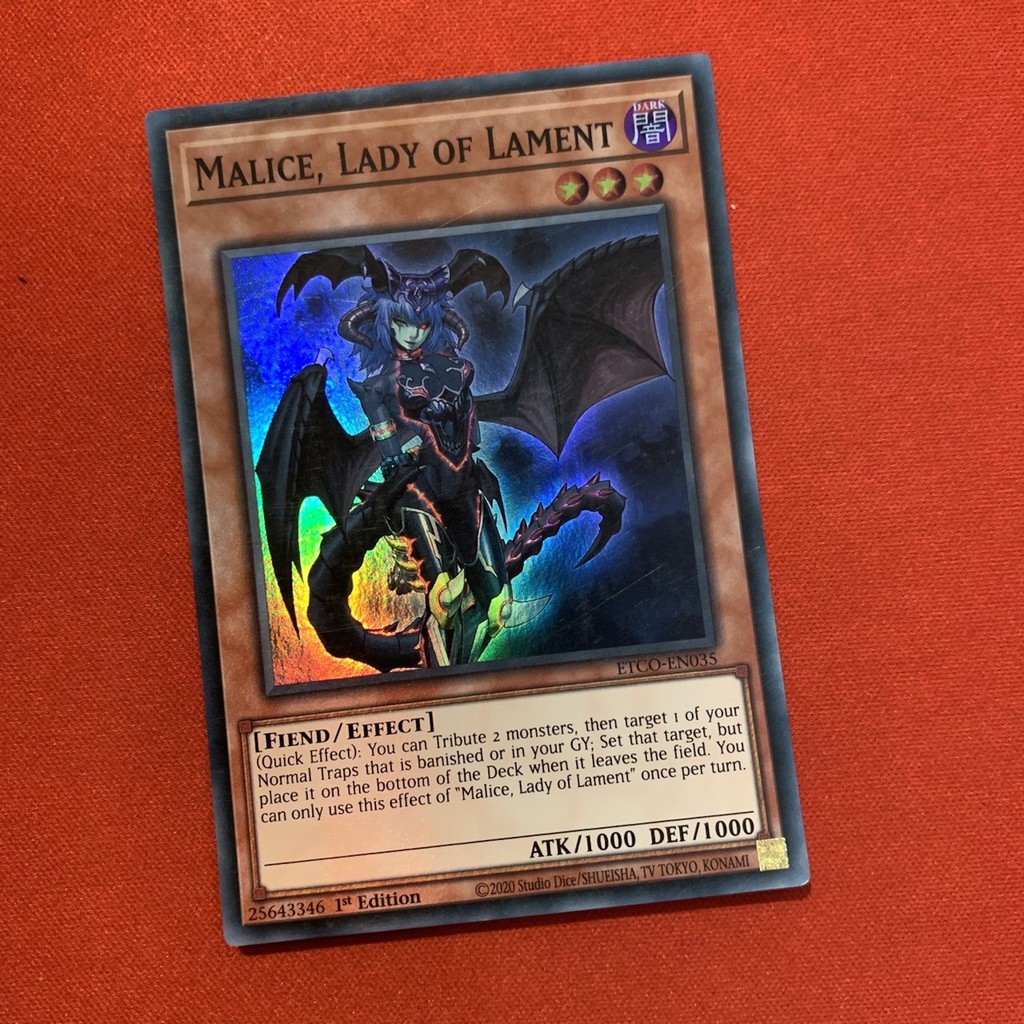 [EN-JP][Thẻ Bài Yugioh Chính Hãng] Malice, Lady of Lament Alternative Art