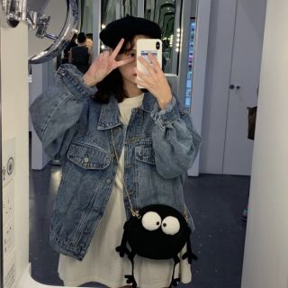 Áo khóac bò Denim Jacket dáng croptop (≧∇≦)/