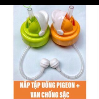 Nắp tặp uống pigeon kèm van chống sặc