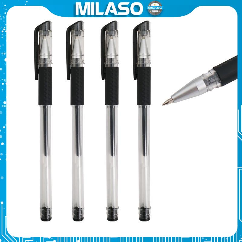 Bút bi nước MILASO bút mực gel ngòi 0.5mm có nắp đậy cao cấp SP-001347
