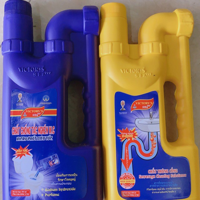 NƯỚC THÔNG CẦU, WC Victory'S SIFA 999 siêu mạnh 850ML - 1.6KG  'BAO THÔNG'