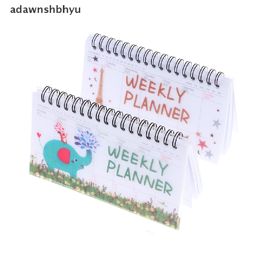 adawnshbhyu Weekly Planner Notebook Journal Agenda 2021 2022 Cure Diary Organizer Schedule VN