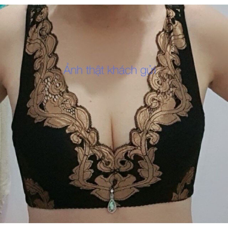 [ĐỊNH HÌNH] ÁO NGỰC REN DÂY LIỀN ÔM GỌN VÒNG 1