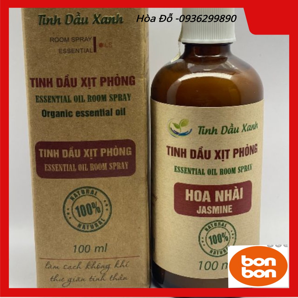 Tinh dầu xịt phòng hương hoa nhài 100ml công nghệ Nhật Bản