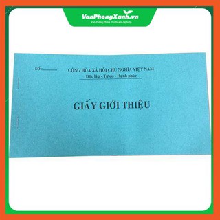 Giấy giới thiệu (1 quyển)