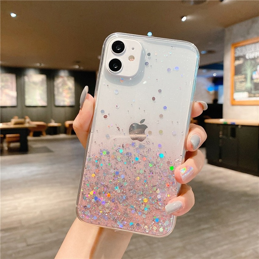 Ốp Lưng Họa Tiết Cầu Vồng Lấp Lánh Cho Iphone 12 Pro 11 Pro Max Xs Max X 7 8 Plus 12 Mini Se 2020 | BigBuy360 - bigbuy360.vn