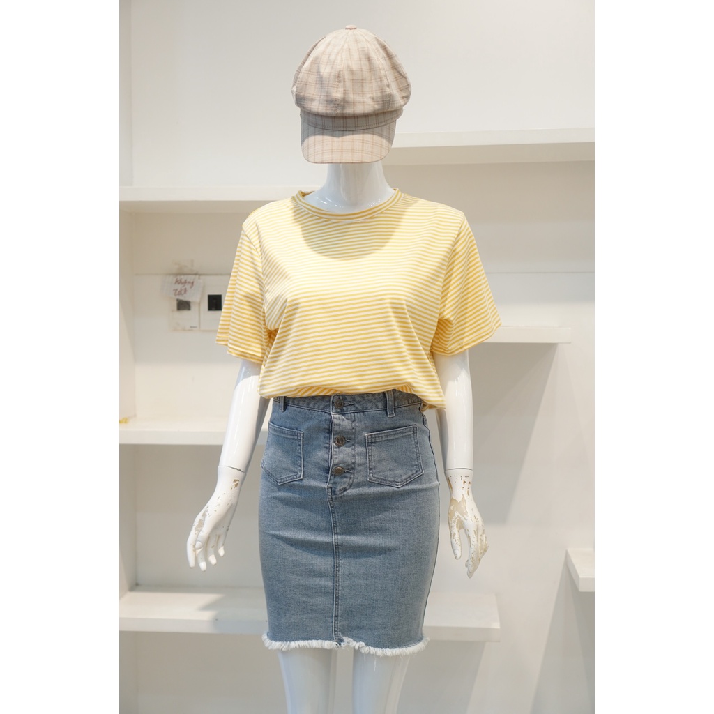 Áo Thun Cotton Sọc 100