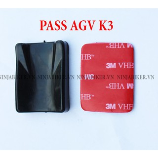 (Pass lẻ) PASS+ KEO GẮN CẰM  MŨ BẢO HIỂM AGV K3