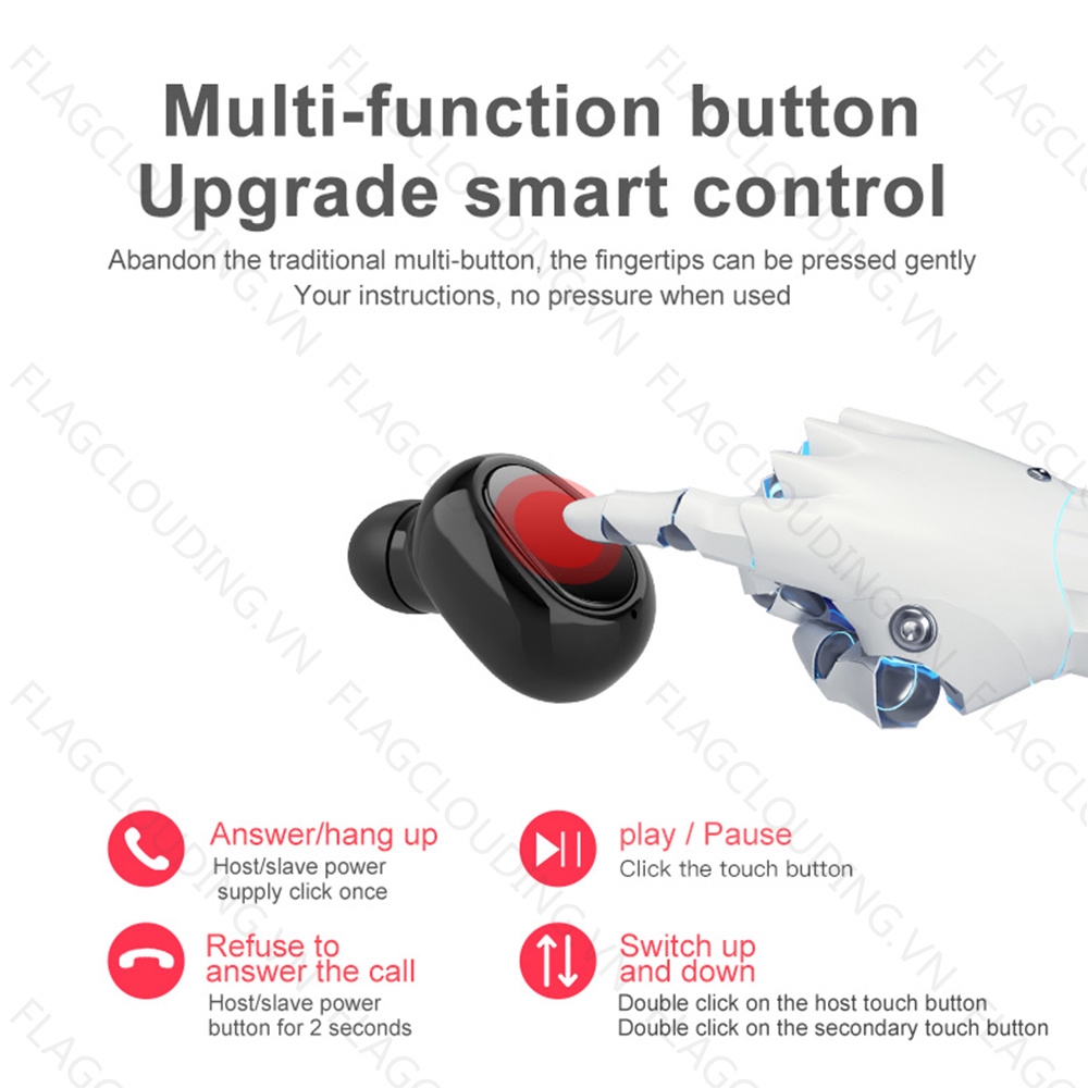 Tai Nghe Bluetooth Không Dây L21 5.0 Tws Cho Huawei Xiaomi Iphone Samsung | BigBuy360 - bigbuy360.vn