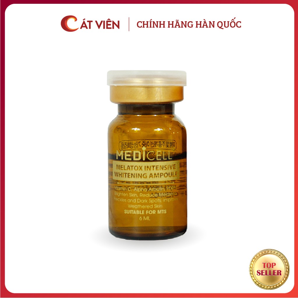 Tế bào gốc nám Melatox Medicell Hàn Quốc, serum mờ nám tàn nhang thâm sạm, trẻ hóa tái tạo làm trắng da 6 ml | BigBuy360 - bigbuy360.vn