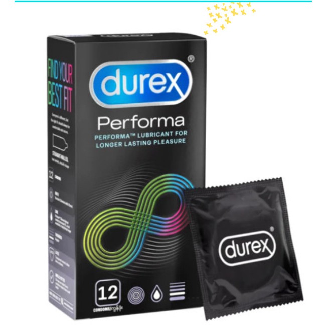 Bao cao su Durex ( Performe- Kingtex- Fetherlite- Pleasuremax)