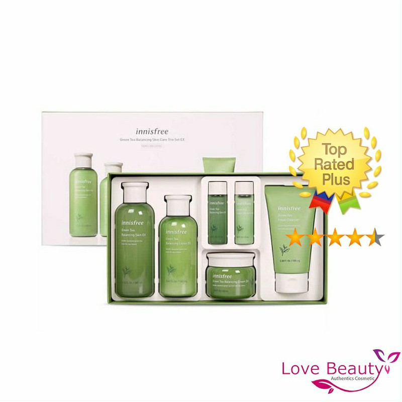 Set dưỡng trà xanh Innisfree 6 sản phẩm