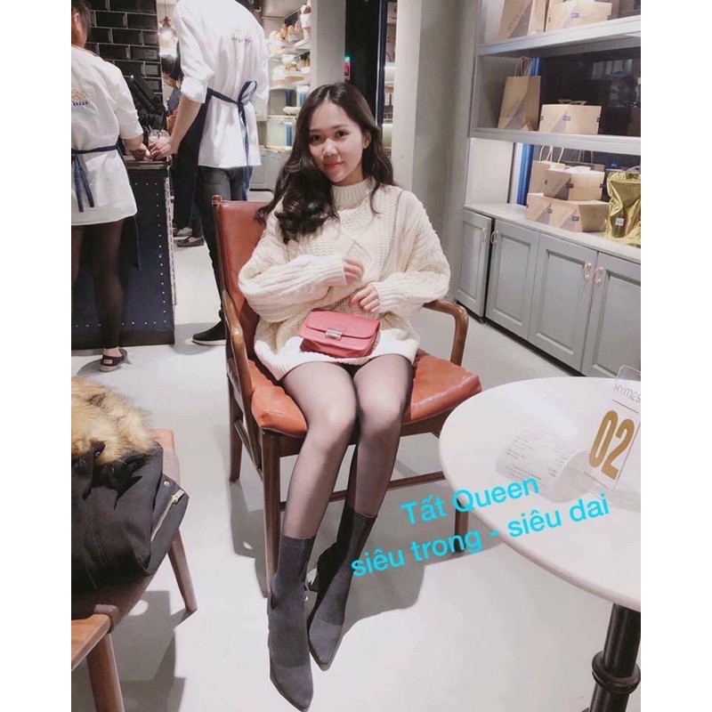 Quần tất siêu trong, ko có đường viền đùi