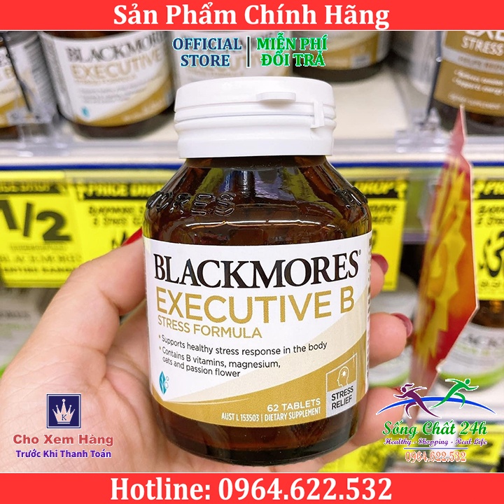 Viên Uống Giảm Stress Blackmores Executive B Stress Formula Của Úc