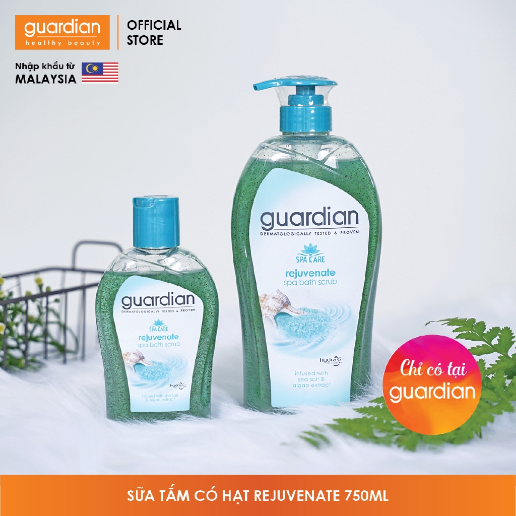 Sữa tắm Guardian có hạt Rejuvenate 750ml