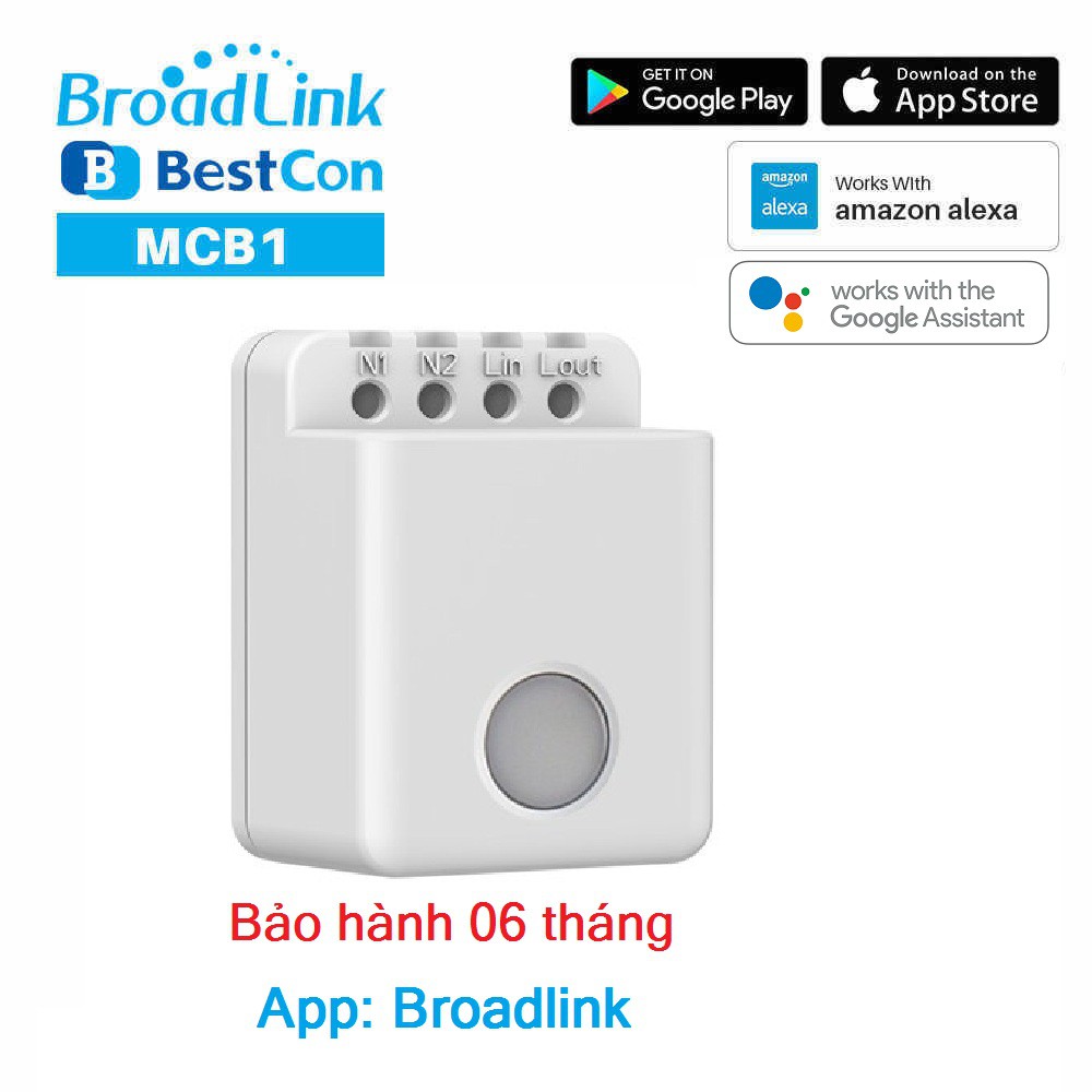 Công tắc thông minh Broadlink bestcon MCB1 Bản quốc tế Tiếng Anh