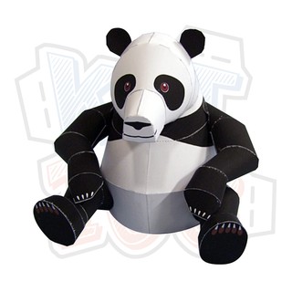Mô hình giấy động vật gấu trúc Cute Panda