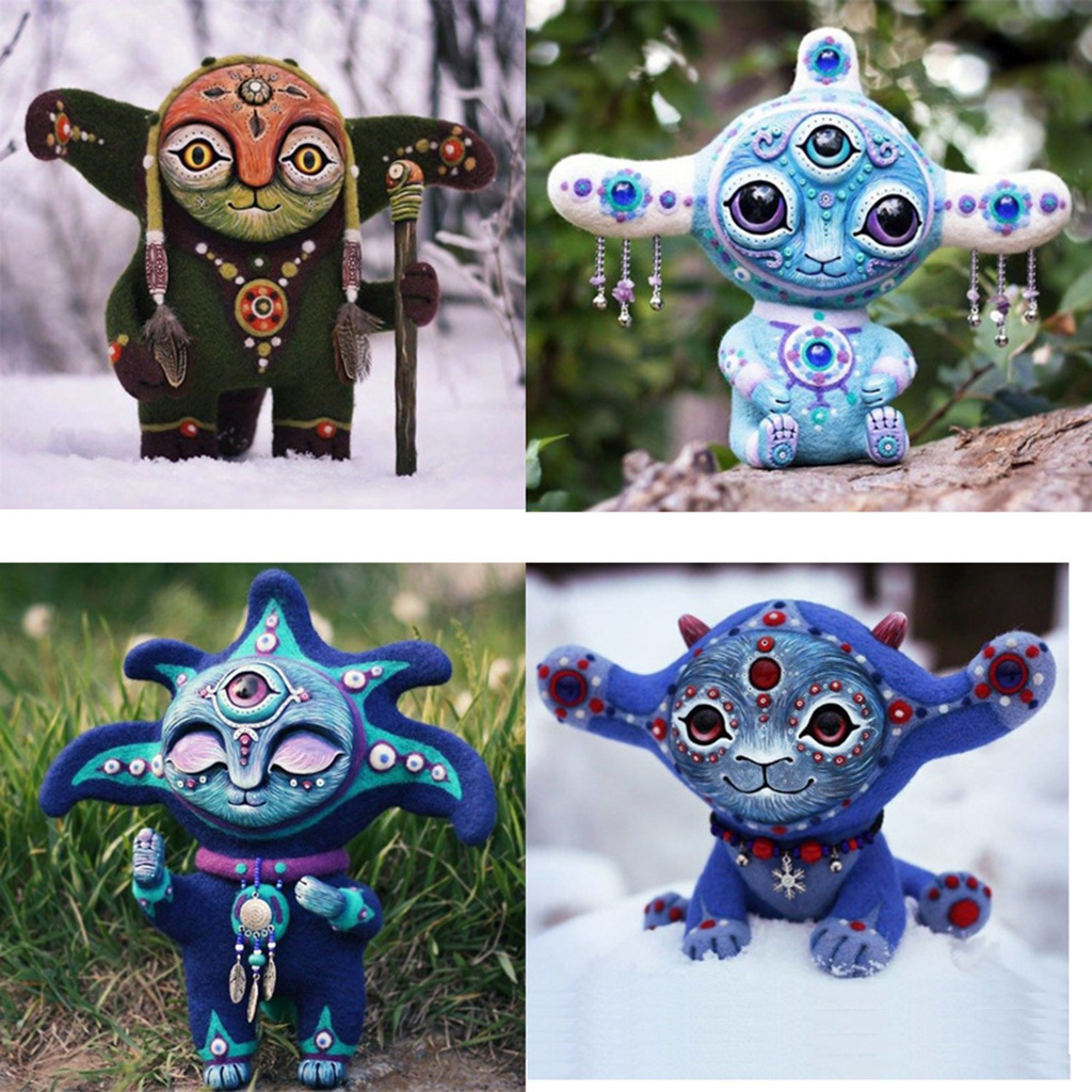 ❤LANSEL❤ Ornament Resin Handmake Creatures Figurine For Outdoor Garden Lawn From A Fantasy World Weather-Proof Statue Perfect Gift Sculptures Home Decoration