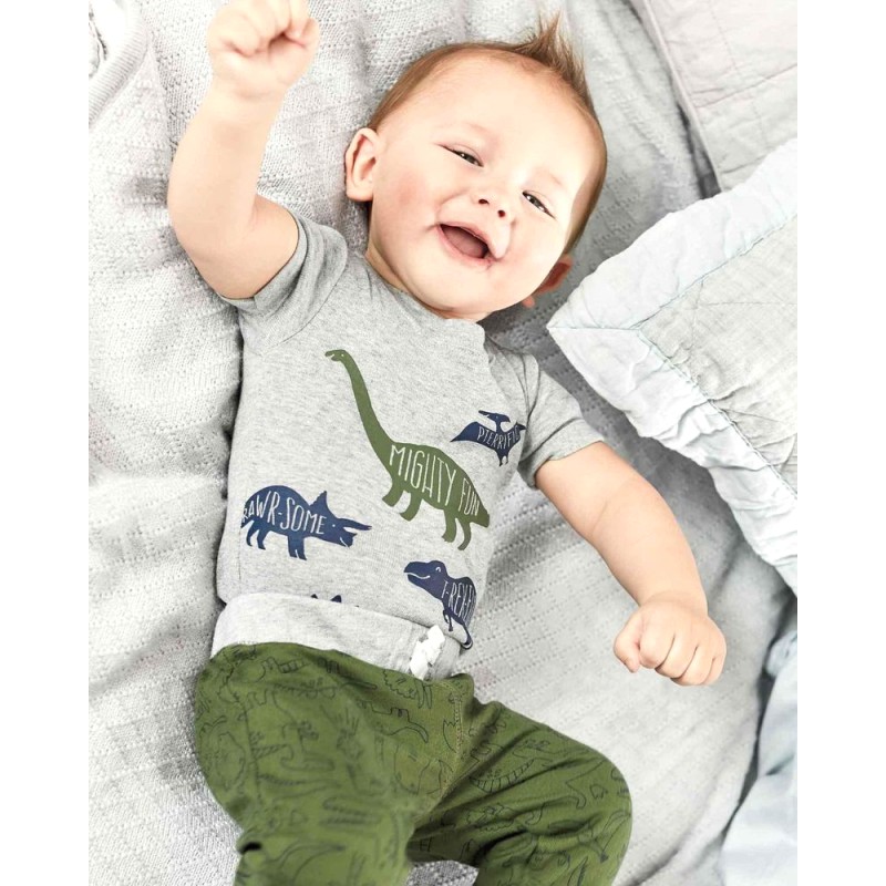 Set 2 món bodysuit kèm quần Car-tờ Auth Từ Mỹ (16510413)